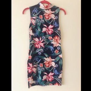 ASOS Club L highneck floral dress